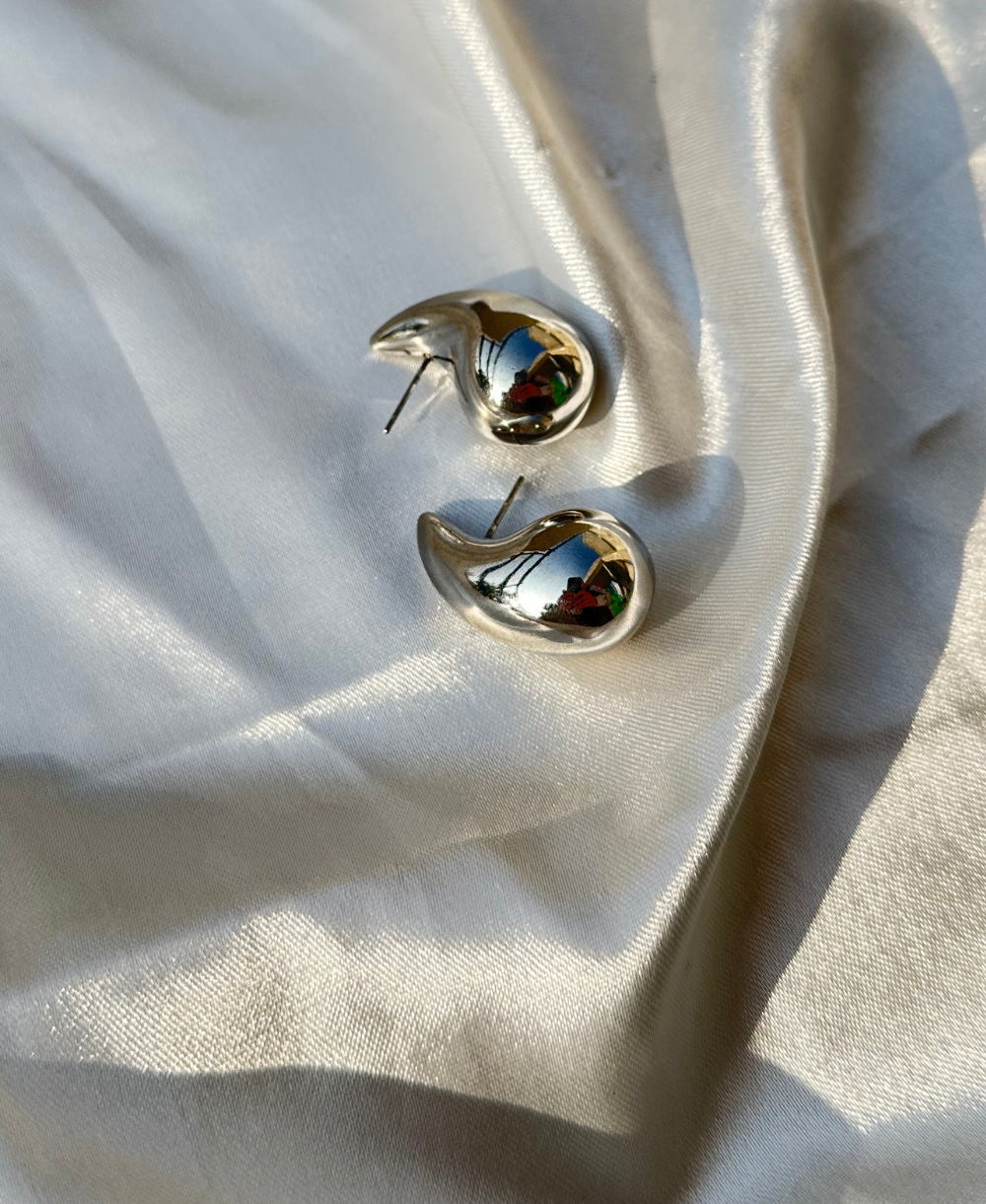Silver Drop Earrings